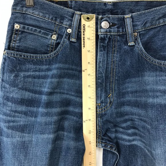 Levis Jeans Mens 31x32 550 Relaxed Fit Medium Wash Mid Rise 100% Cotton - Picture 10 of 13